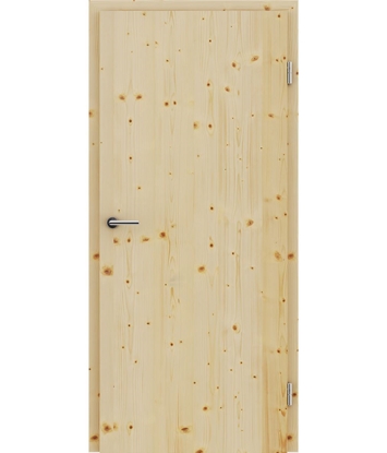 Furnirana notranja vrata s pokončno strukturo GREENline - smreka grča