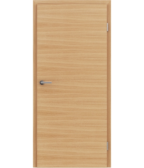 Furnirana notranja vrata s pokončno in/ali prečno strukturo VIVACEline - F4 hrast evropski natur lakiran