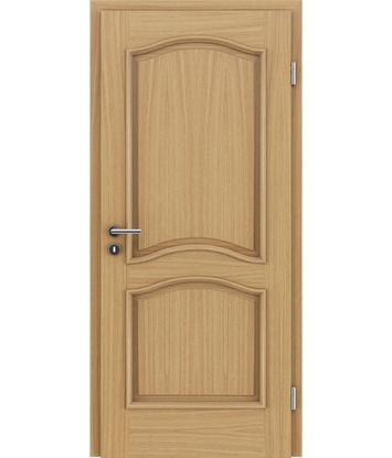 Picture of furnirana notranja vrata z okrasnimi letvicami - NAPOLEON STILline - SNC hrast evropski