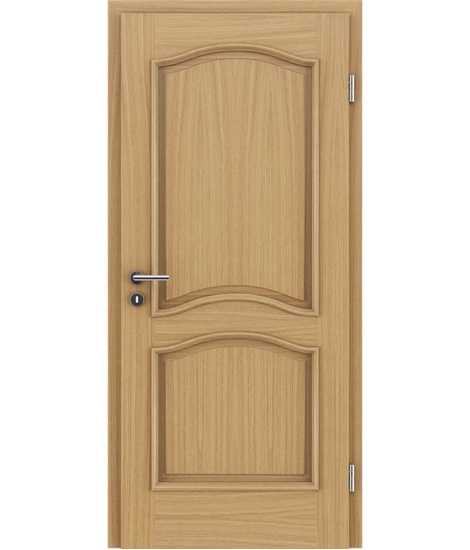 furnirana notranja vrata z okrasnimi letvicami - NAPOLEON STILline - SNC hrast evropski