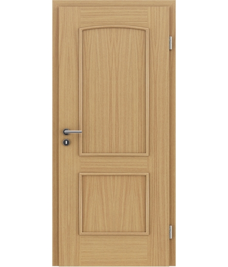 furnirana notranja vrata z okrasnimi letvicami STILline - SOAD hrast evropski